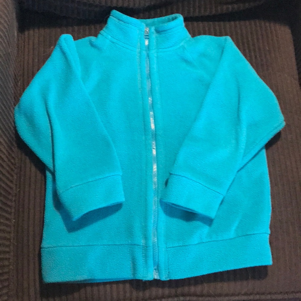 Girls fleece zip up jacket
